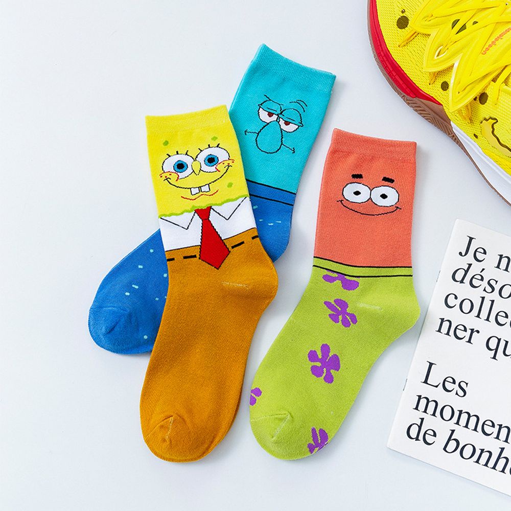 Đôi vớ cotton họa tiết hoạt hình thời trang sành điệu cho nữ