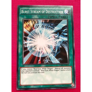 Bài Yugioh - Burst Stream Of Destruction (Secret Rare) # Art Blue Eyes White Dragon