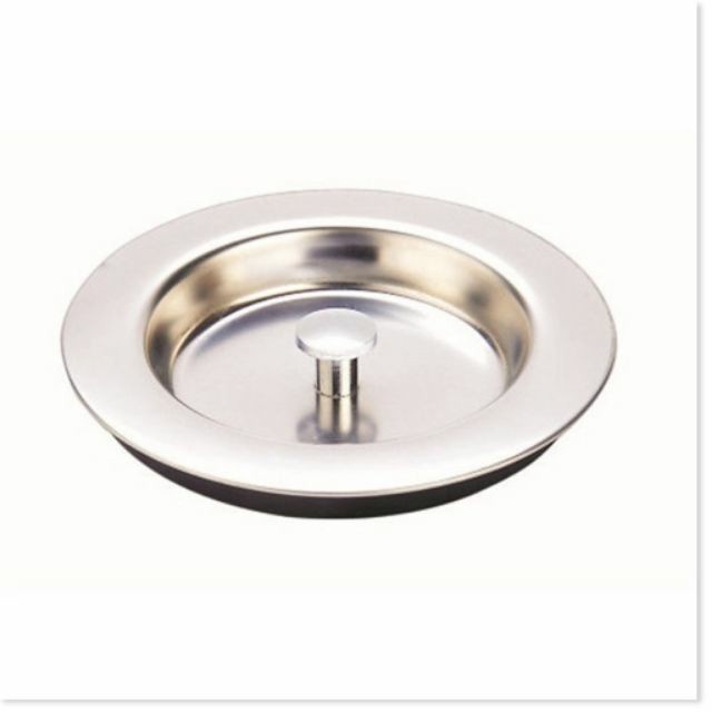 Lọc rác bồn rửa bát inox có nắp đậy