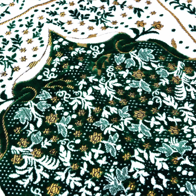 Thảm Cầu Nguyện In Hoa Tua Rua Phong Cách Hồi Giáo