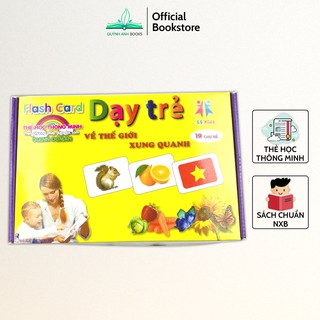 Thẻ flashcard thông minh Dạy trẻ về thế giới xung quanh song ngữ 19 chủ đề theo glenn doman - NPH Việt Hà