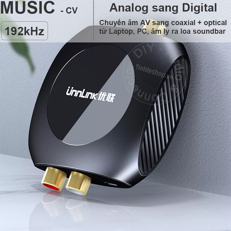 Bộ chuyển hoa sen sang quang cho loa Soundbar - Analog to digital