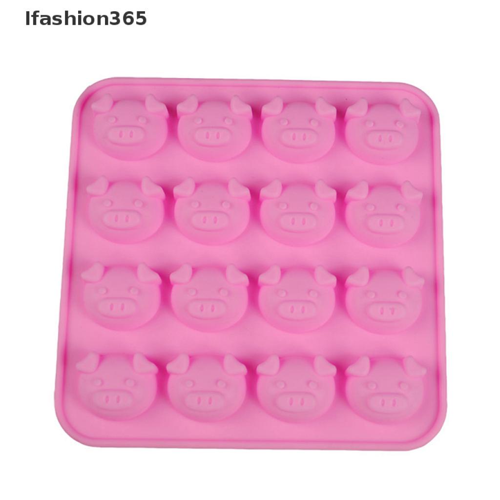 Khuôn Silicon Làm Đá / Sô Cô La / Kẹo Đường Hình Chú Heo 365