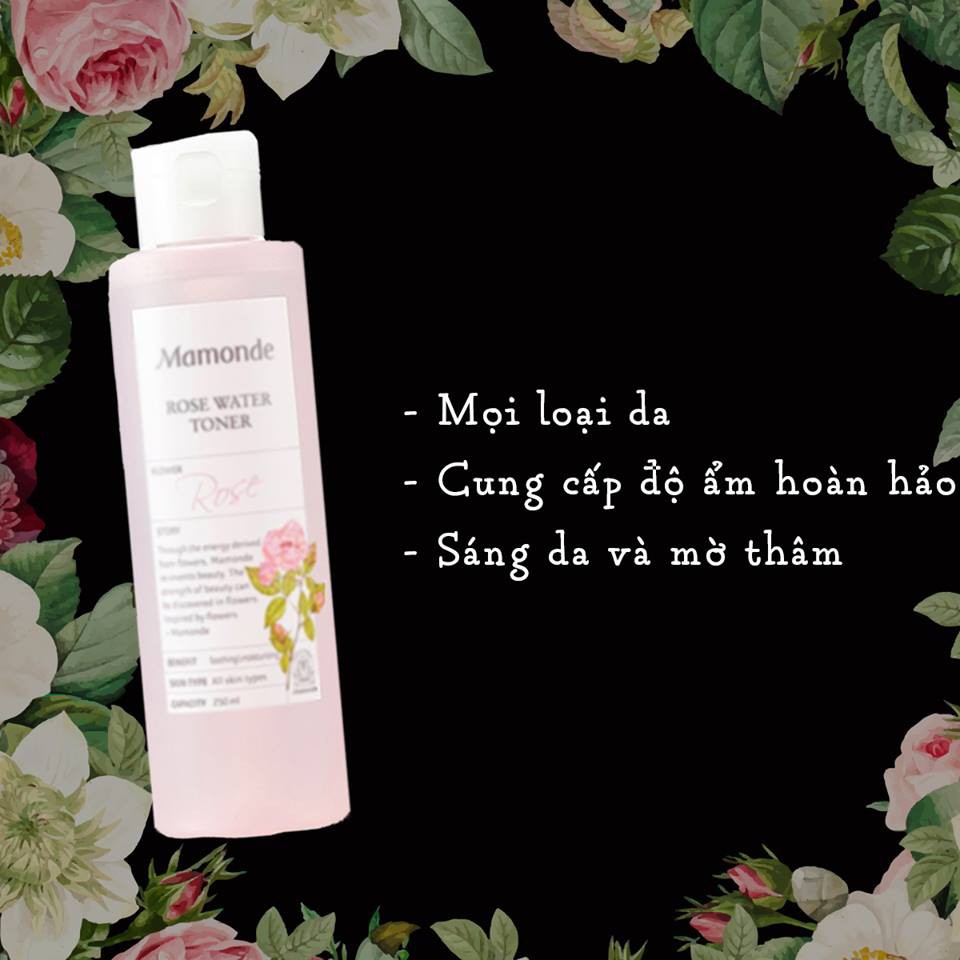 [Sẵn Hàng ] Nước Hoa Hồng Diếp Cá Mamonde Toner 250ML