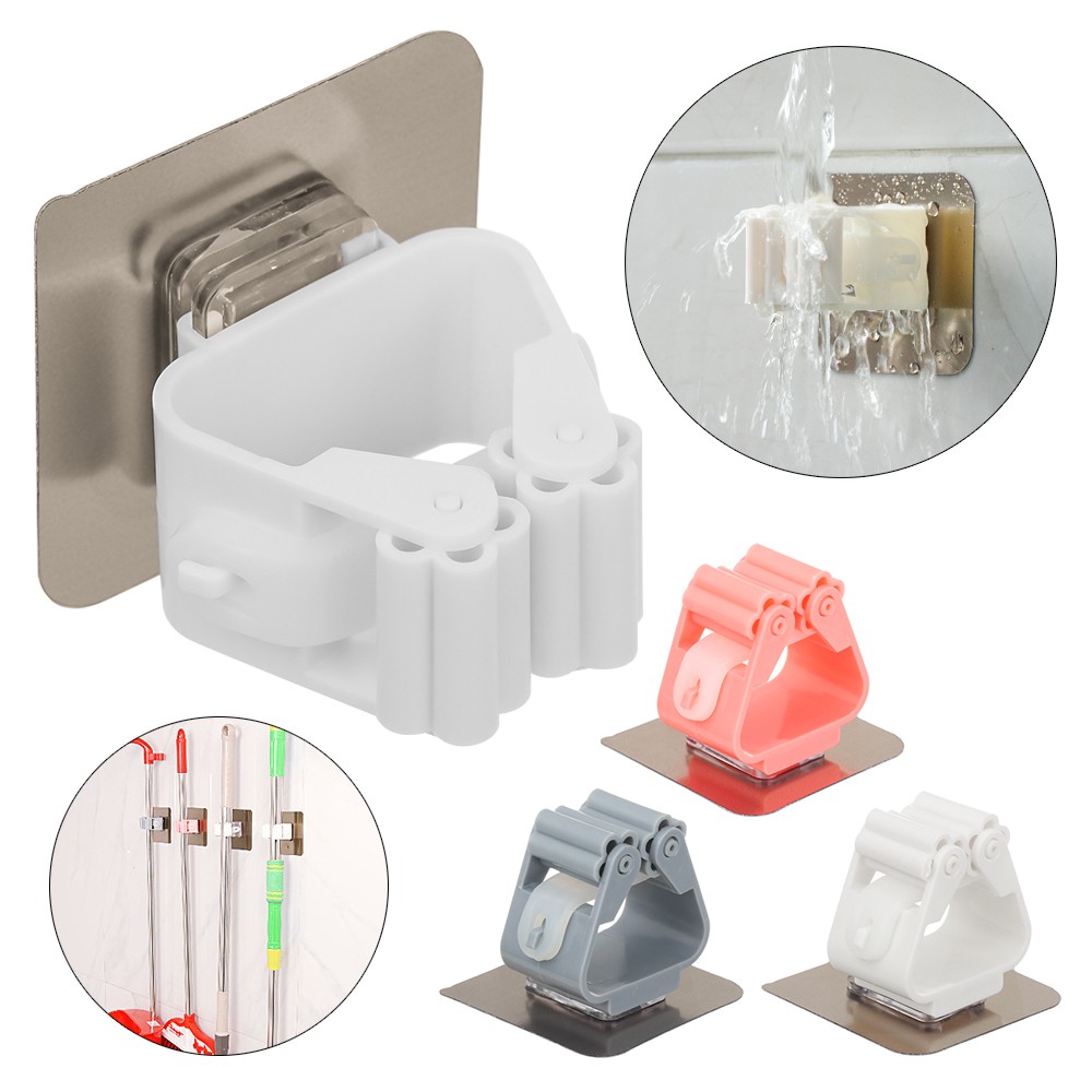 Móc dán tường treo cây lau nhà tiện lợi