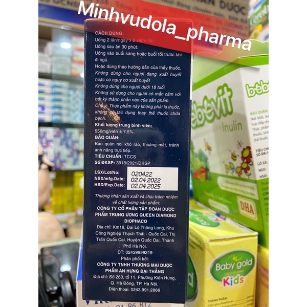 Viên bổ thận Hàu Biển Sâm Cau