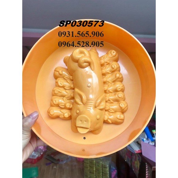 Khuôn Trung Thu Heo Bầy Đại 1Kg