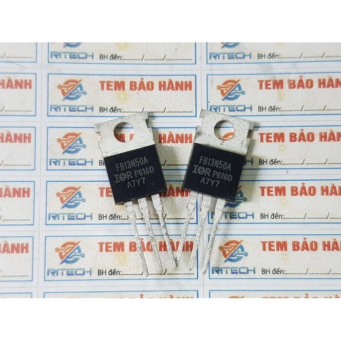 [Combo 5 chiếc] FB13N50A, IRFB13N50A Mosfet kênh N 500V-14A TO-220