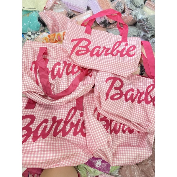 Túi note caro hồng Barbie