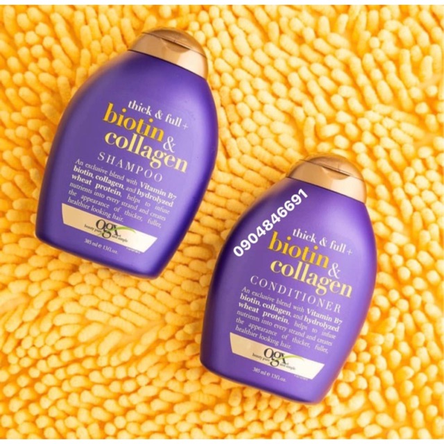 gội - xả Biotin & Collagen shampoo