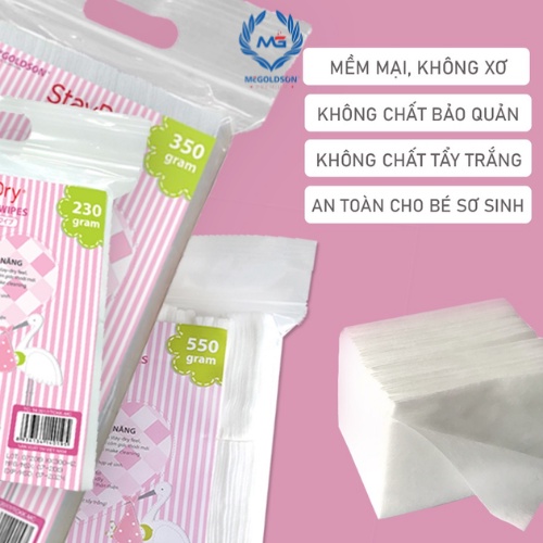 Khăn Khô Đa Năng Stay Dry AquaStar khăn lau chăm sóc cơ thể bé tiện dụng an toàn