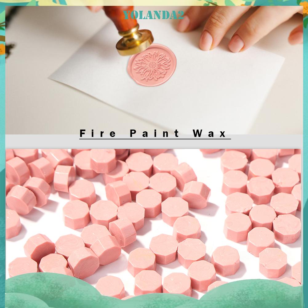 Set 100 Hạt Đóng Dấu Bát Giác Phong Cách Retro