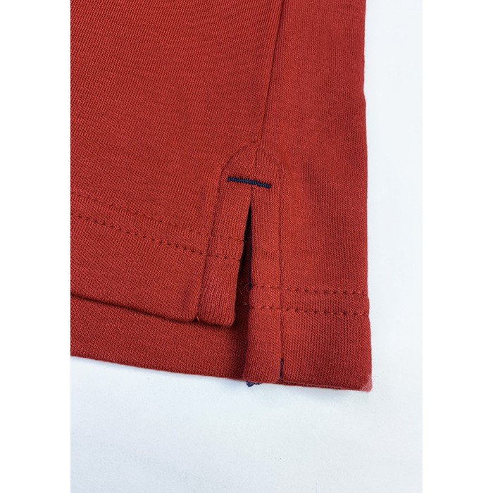 FO76 SHOP KHO HÀNG HIỆU XUẤT DƯ - NAUTICA - ÁO THUN POLO NAM CLASSIC FIT COTTON MỀM MÀU ĐỎ CỔ VIỀN ĐEN TRẮNG - K72860