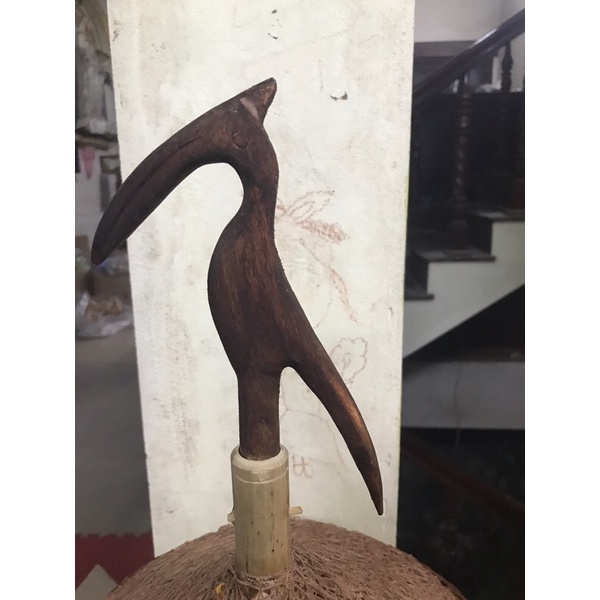 LỒNG GÁY ĐAN LỢP SƠ MÂY MỎ HẠC loại đẹp kèm phụ kiện