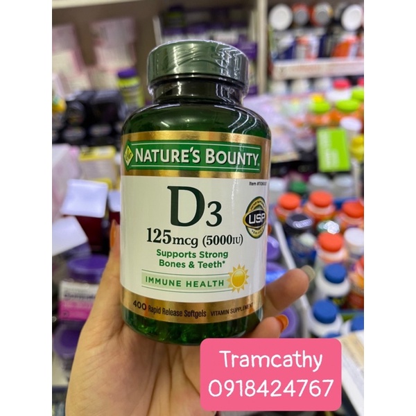 vitamin d ,Vitamin D3 Nature's Bounty vitamin d3 người lớn