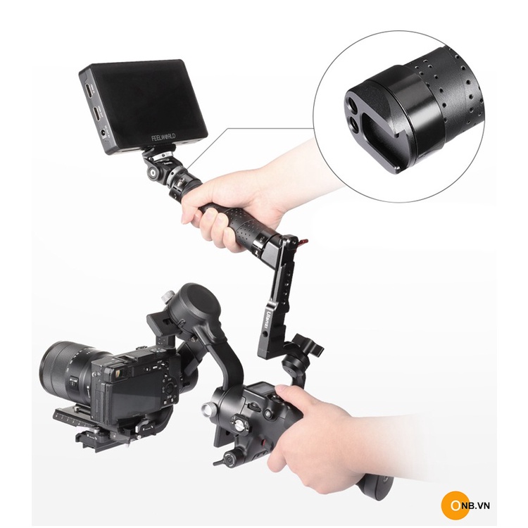 Uurig R083 - Tay Cầm Đơn Gắn Hông Gimbal Ronin RS2 - RSC2