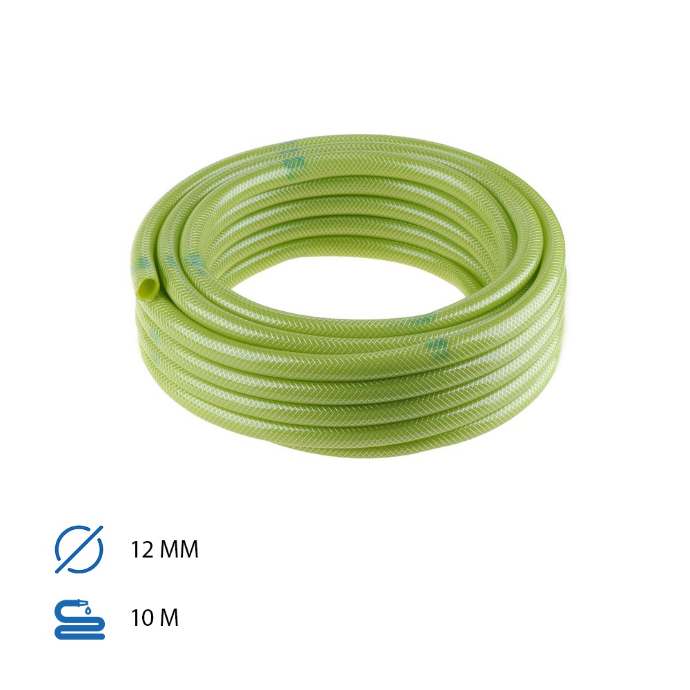 HomeBase SPRING Ống nước mềm bằng sợi thủy tinh SPRING Thái Lan 12mm X10M W30xD7.5xH30CM màu xanh lá