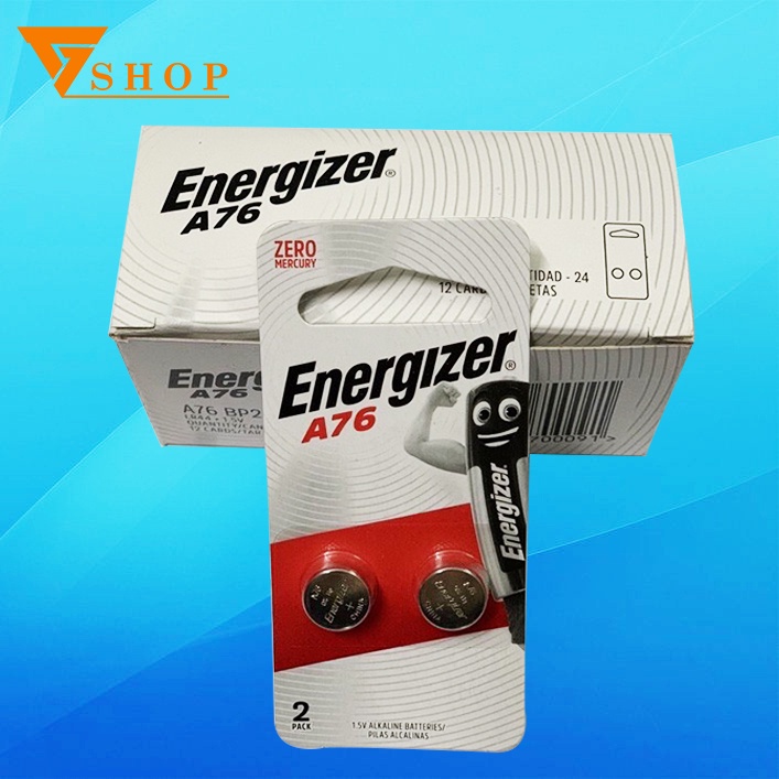 Pin A76 LR44 Energizer Alkaline 1,5V chính hãng