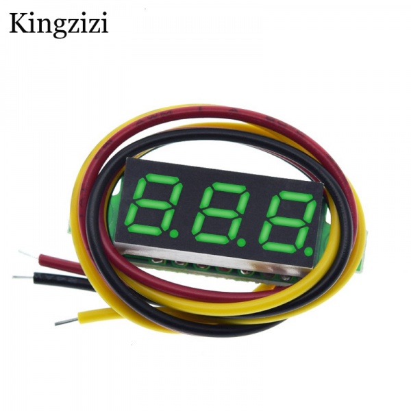 Vôn Kế Kỹ Thuật Số 3 Dây 0.28 inch DC 0-100V Có Màn Hình LED
