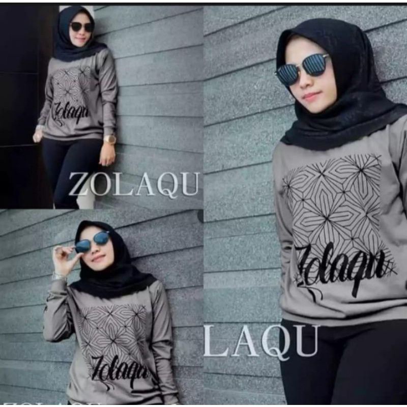 J) zolaqu Áo Thun zolaqu Chính Hãng Mới Nhất 2021 Polaroiqu Jolaku Dành Cho Bạn Nữ