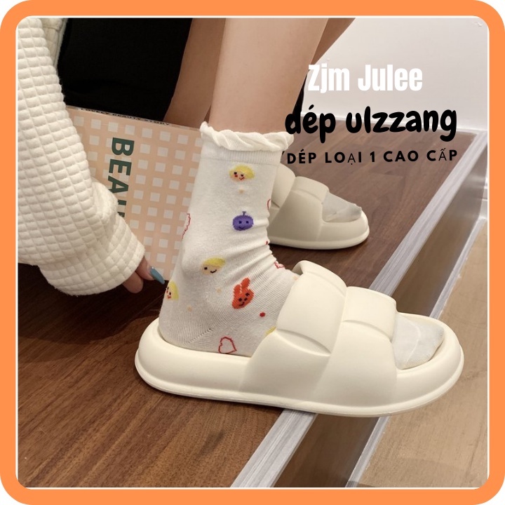 Dép bánh mì CHAO dễ thương bản 2022 - cực nhẹ êm chân - dép quai ngang nữ sang chảnh