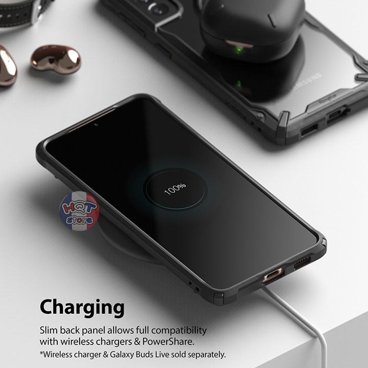 Ốp lưng chống sốc Ringke Fusion X Samsung S21 Plus / S21 chính hãng - Hàng nhập khẩu