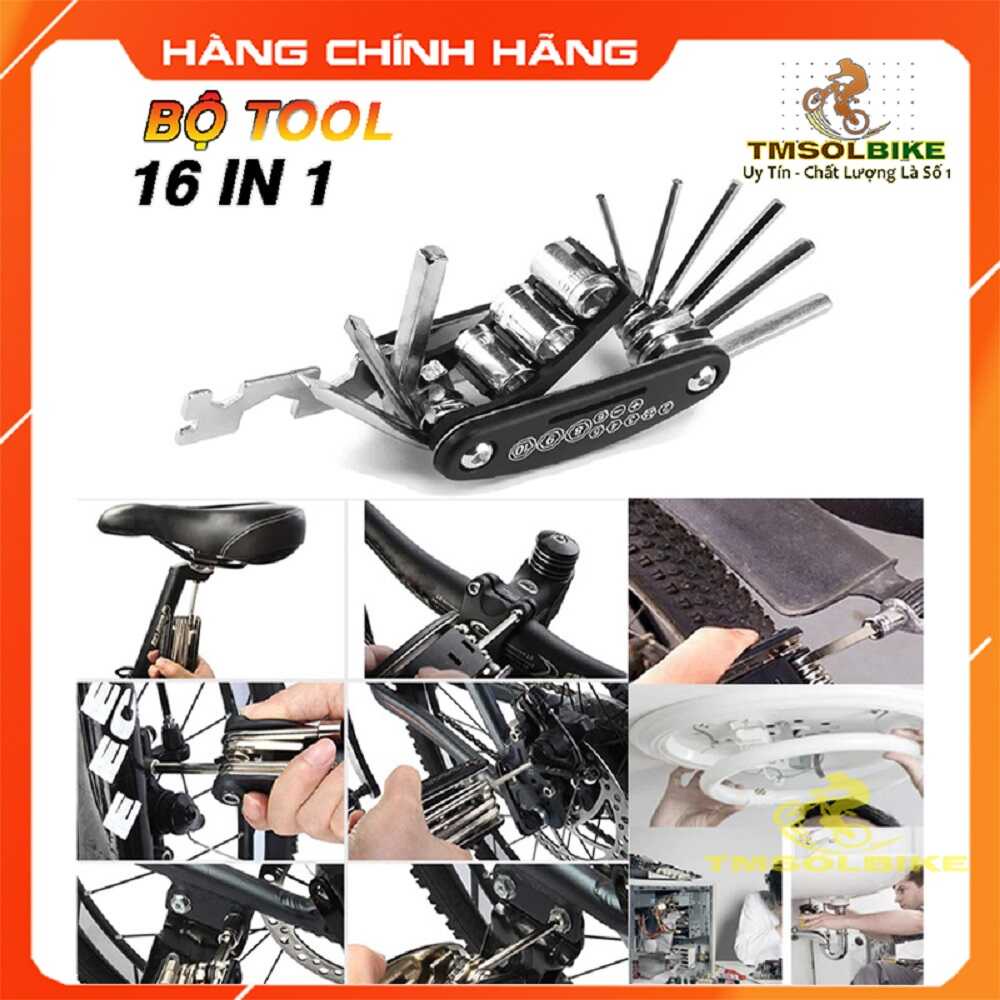 Bộ Công Cụ Sửa Chữa Xe Đạp 16 Chức Năng Siêu Nhỏ Siêu Tiện Dụng