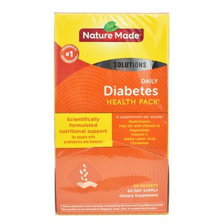 Vitamin bổ sung cho người bị tiểu đường Diabetes Nature Made Daily Heath pack [date 5/2025]