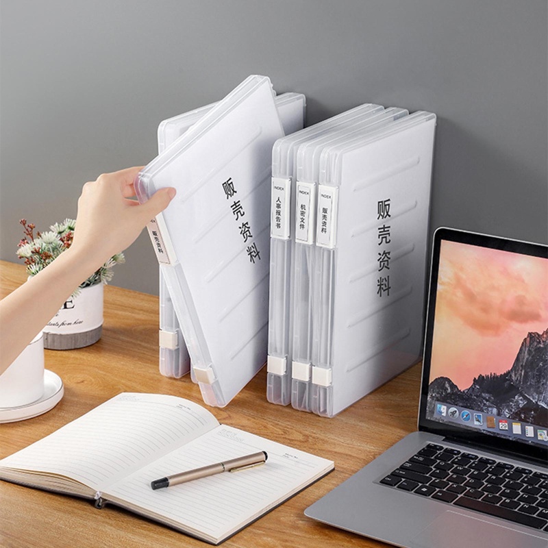Hộp Nhựa Trong Suốt Đựng Tài Liệu Khổ A4 Kích Thước 12X9 Inch