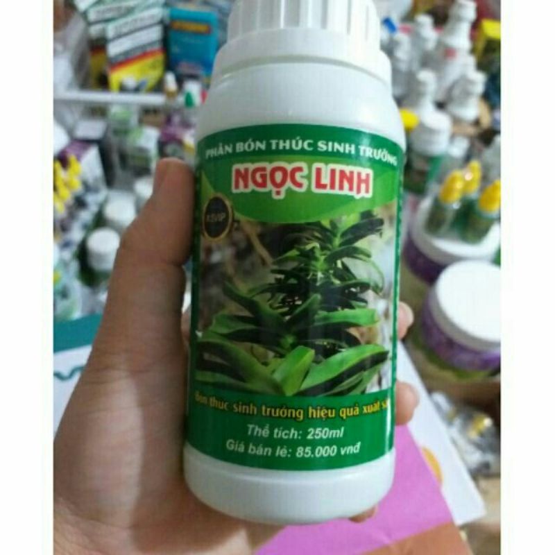 CHẾ PHẨM NGỌC LINH A5 VIP CHAI 250ML THÚC ĐẨY SINH TRƯỞNG, MẬP THÂN, DÀY LÁ CHO HOA LAN, CÂY CẢNH