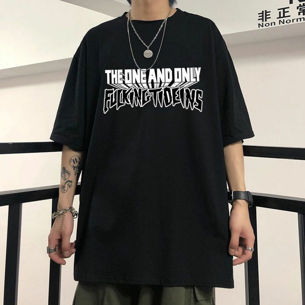 Áo Thun Tay Lỡ 100% Cotton Nam Nữ Unisex Form Rộng Cá Tính