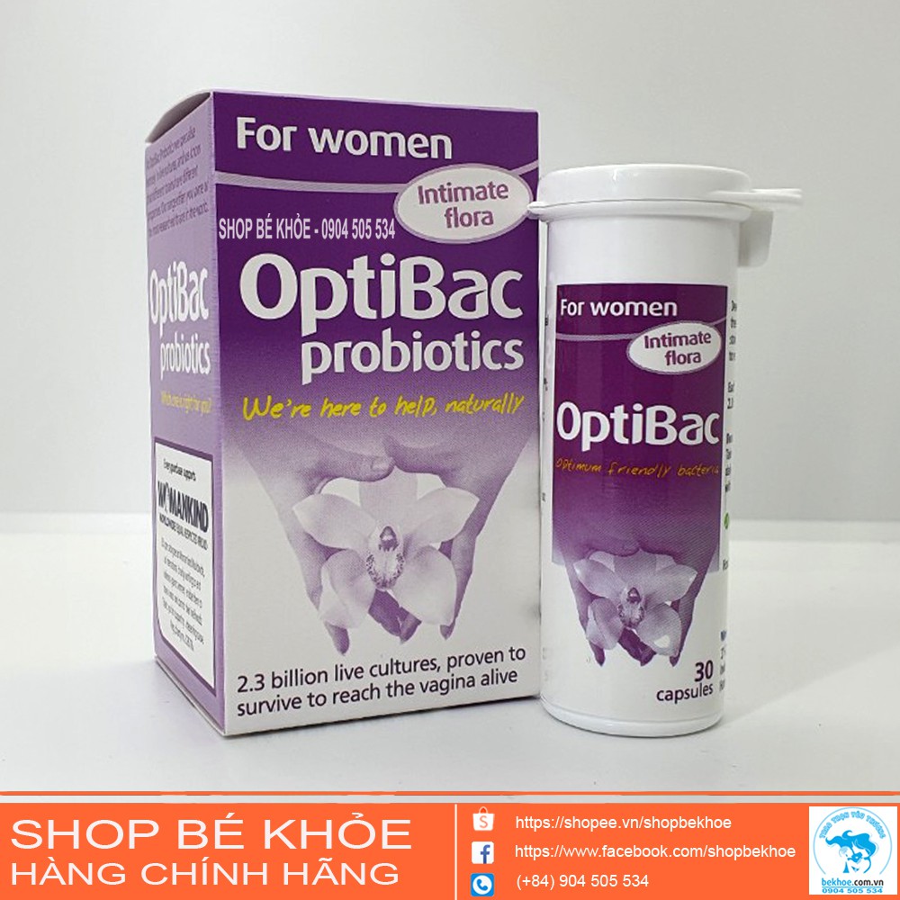 Men vi sinh Optibac tím dành cho phụ nữ - Optibac For Women