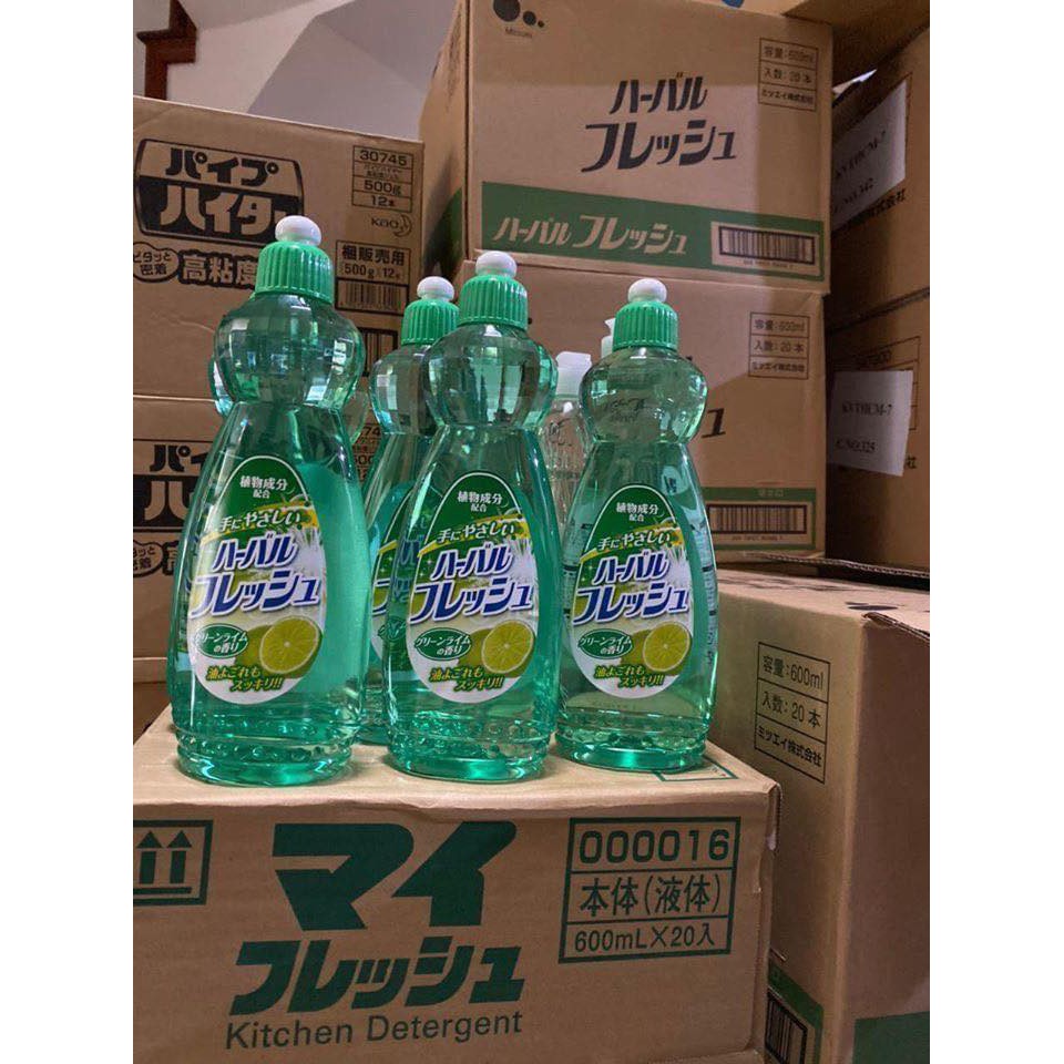 Nước rửa chén diệt khuẩn tinh chất chanh Mitsue Nhật Bản