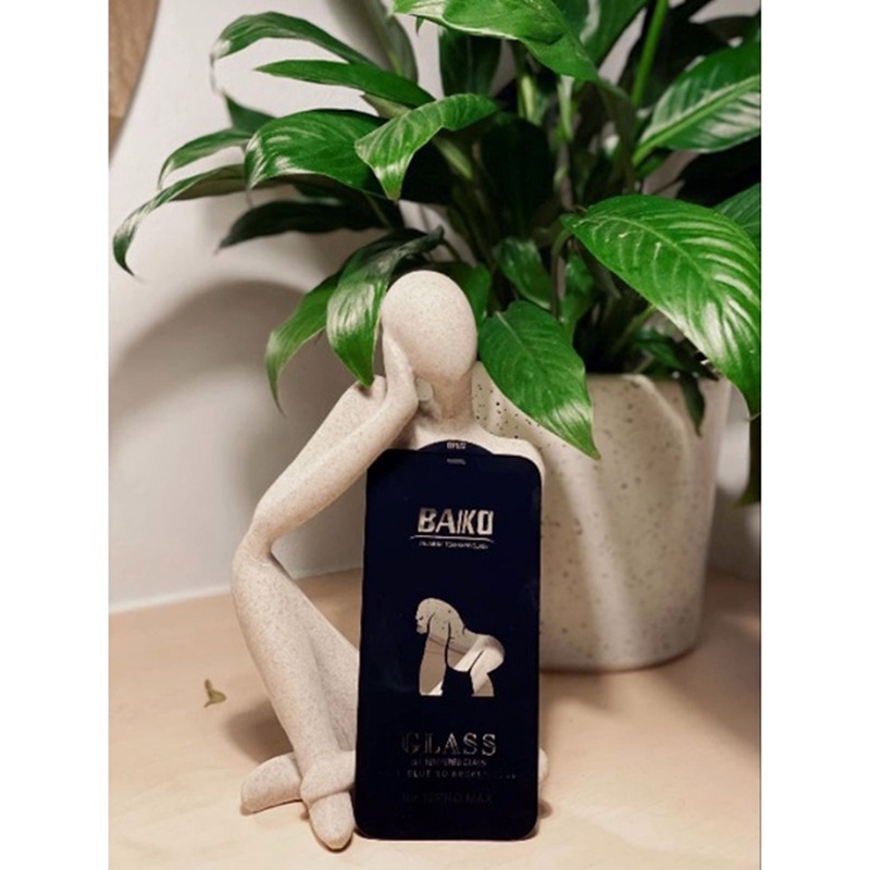 Kính cường lực iphone Baiko /10D full màn nguyên khối iphone X đến iphone 13 Pro Max