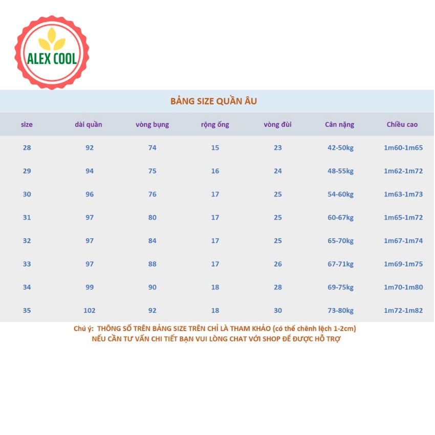 Quần âu quần vải nam hàn quốc ống côn cao cấp vải tuyết mưa. alex cool | BigBuy360 - bigbuy360.vn