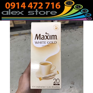 Hộp 20 Gói Cà phê hoà tan MAXIM WHITE GOLD Hàn Quốc