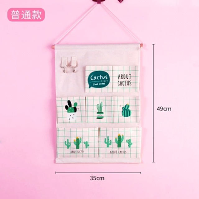 GIỎ- TÚI VẢI ĐỰNG ĐỒ. TẶNG KÈM MÓC DÍNH