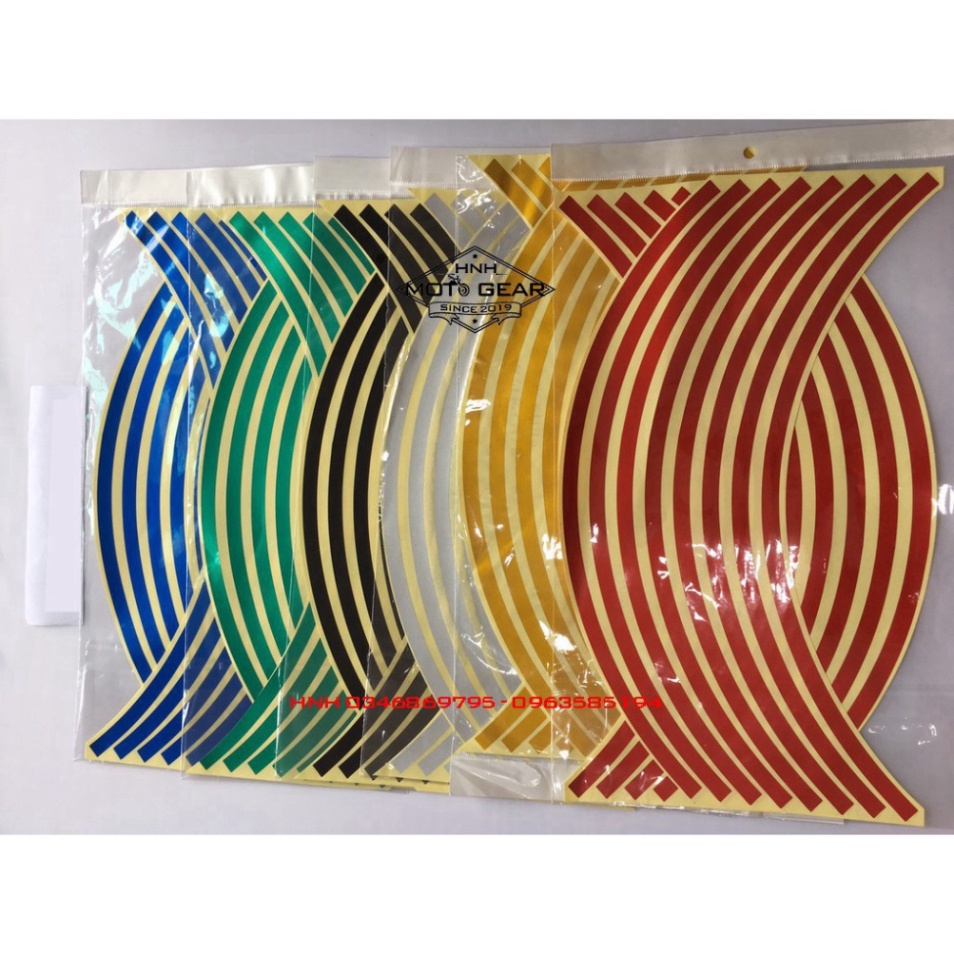 Tem Phản Quang 3M Dán Vành Cho Xe Máy