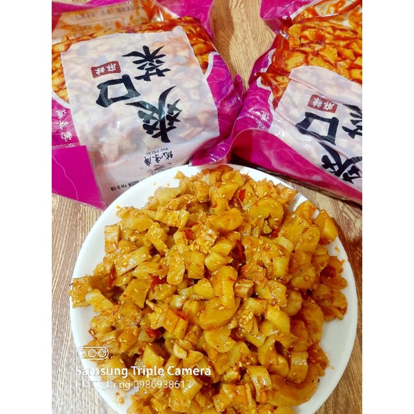 1 túi 2,5kg củ cải muối cay giòn Tứ xuyên