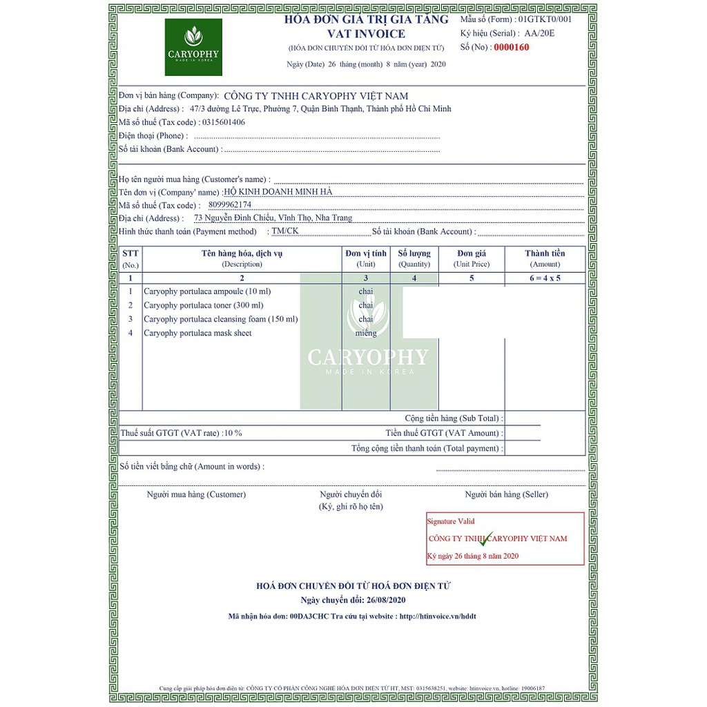 Tinh chất rau má giảm mụn Caryophy Portulaca Ampoule 10ml | BigBuy360 - bigbuy360.vn