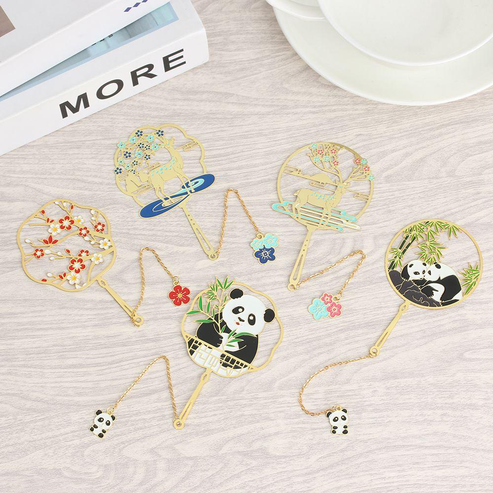 Lanfy Đánh Dấu Trang Sách Bằng Đồng Thau Phong Cách Trung Hoa