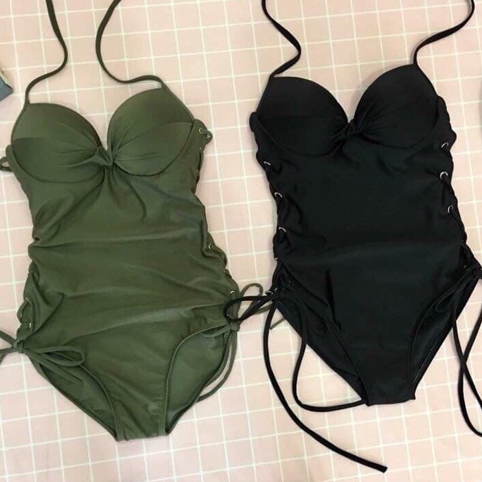 Bikini đi biển 1 mảnh đan eo, bộ bơi liền có gọng 2 dây cho nữ Bikini191
