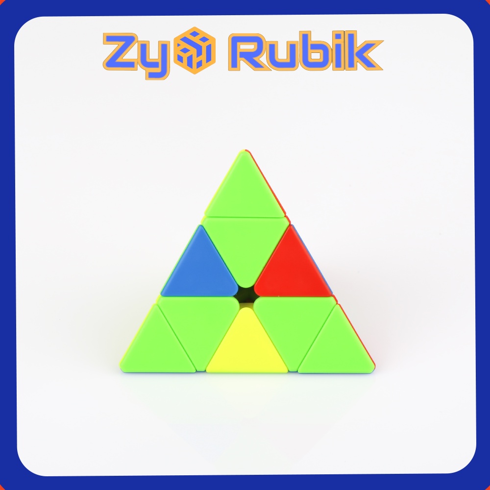 Rubik pyraminx 3x3  QiYi MS Magnetic 2020 stickerless (Có nam Châm- Hãng Mod M) - ZyO Rubik