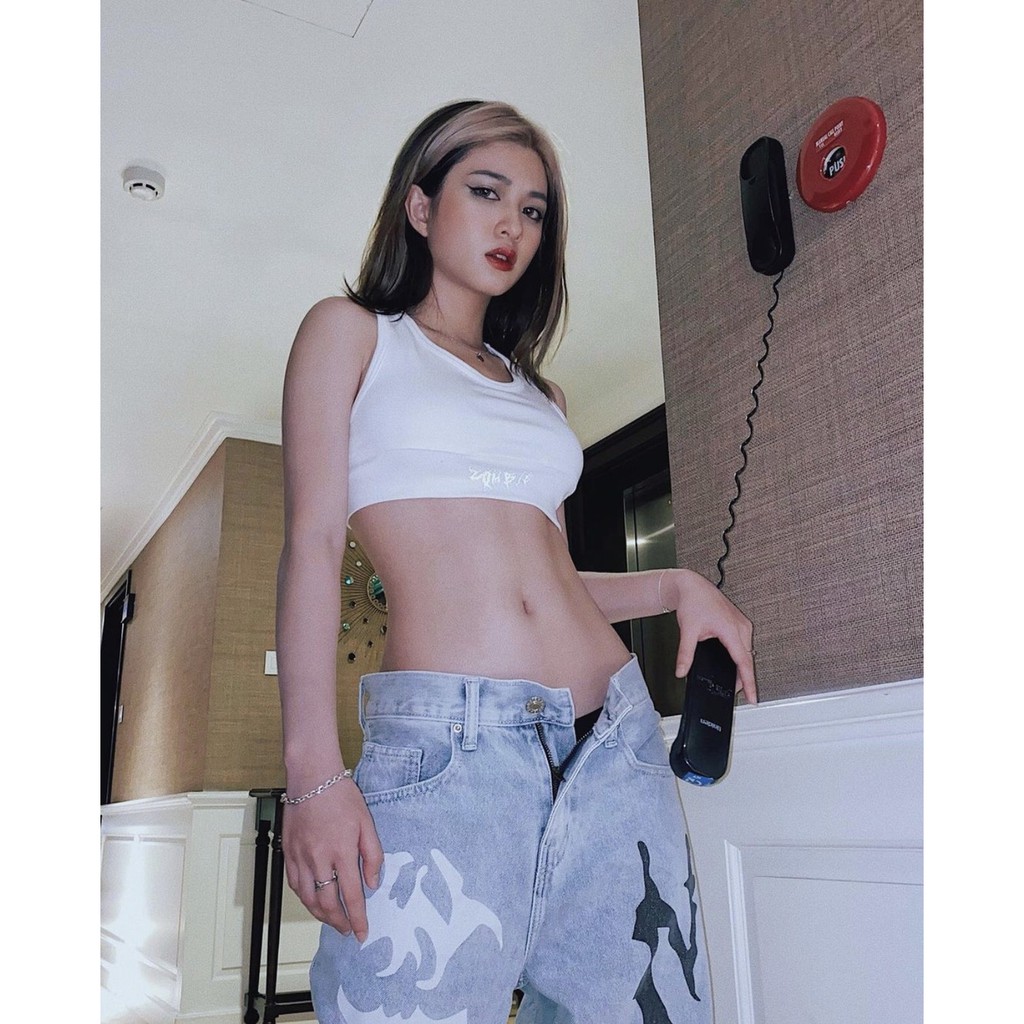 Quần Jean Ống Rộng IN ZOM Ulzzang Unisex 1hitshop