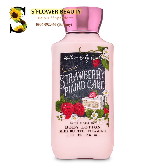 🍓 BST TIỆC TRÀ 🍰| Strawberry Pound Cake | Dòng Sản Phẩm Tắm Dưỡng Xịt Thơm Nước Hoa Toàn Thân Bath & Body Works | BigBuy360 - bigbuy360.vn