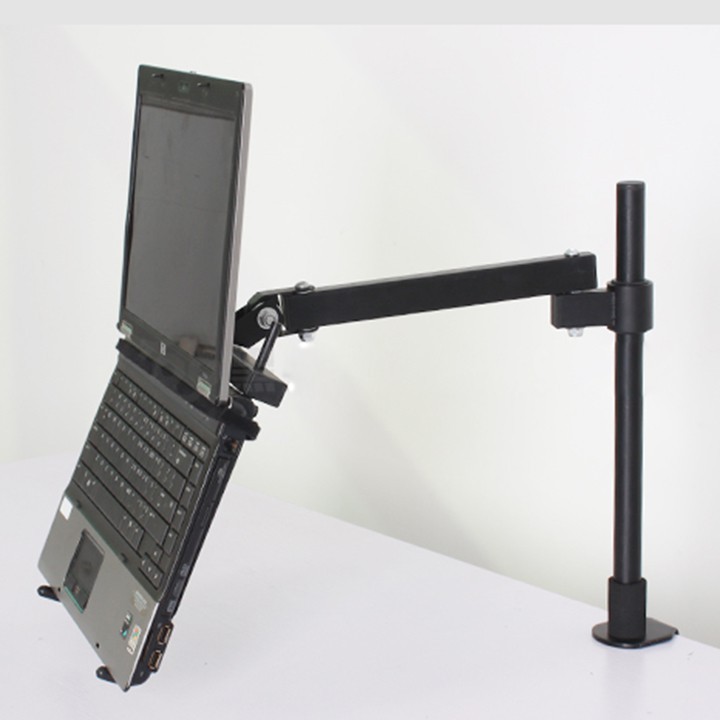 RE0370 Giá đỡ laptop 32cm kẹp bàn cao cấp - Giá đỡ máy tính 1 khúc cao cấp.