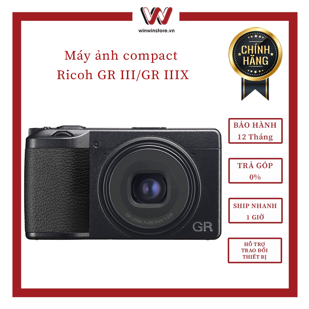 Máy ảnh compact Ricoh GR III / GR IIIx l GRiii l GRiiix l GR3 l GR3x l Urban l Street l Diary - Hàng chính hãng