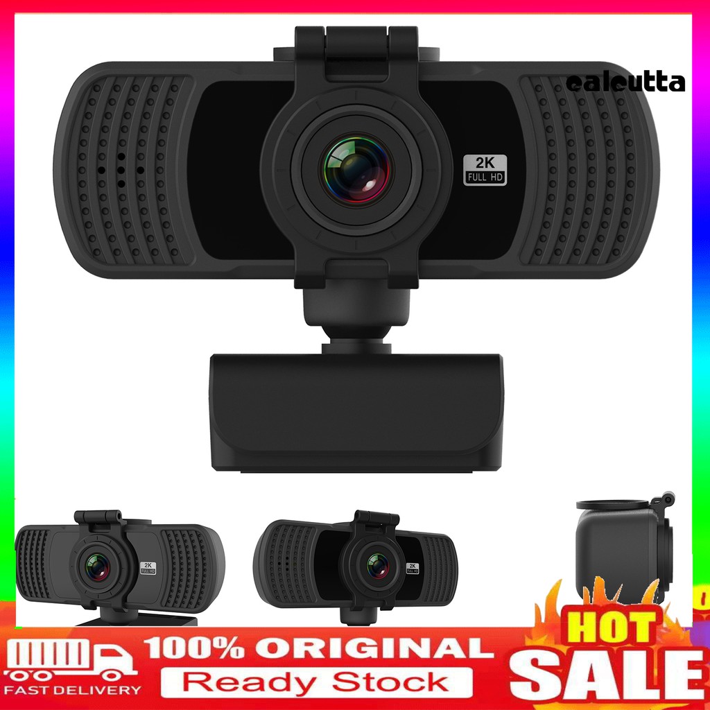 Webcam 2k Autofocus Usb Hd Có Mic Cho Mac Laptop Video Live