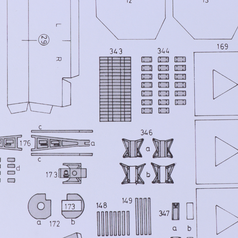 Mô Hình Máy Bay Giấy 3d Tỉ Lệ 1: 400