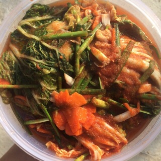 KIM CHI CẢI THẢO SỨ HÀN HŨ 1KG ( vị ngọt chua cay vừa )